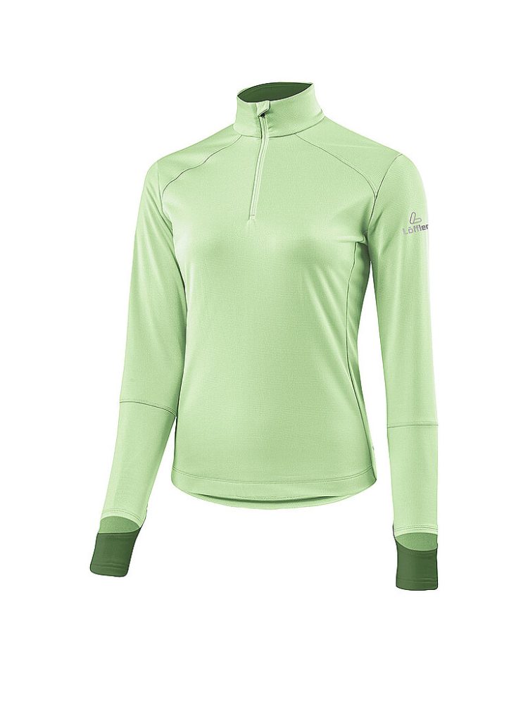 LÖFFLER Damen Langlaufunterziehshirt Midlayer Tech Stretch mint | 38