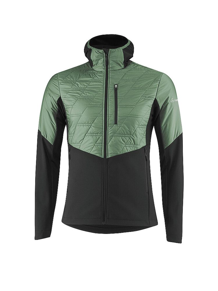 LÖFFLER Herren Langlauf Hybridjacke Alex PL6 Hoodie olive | 48