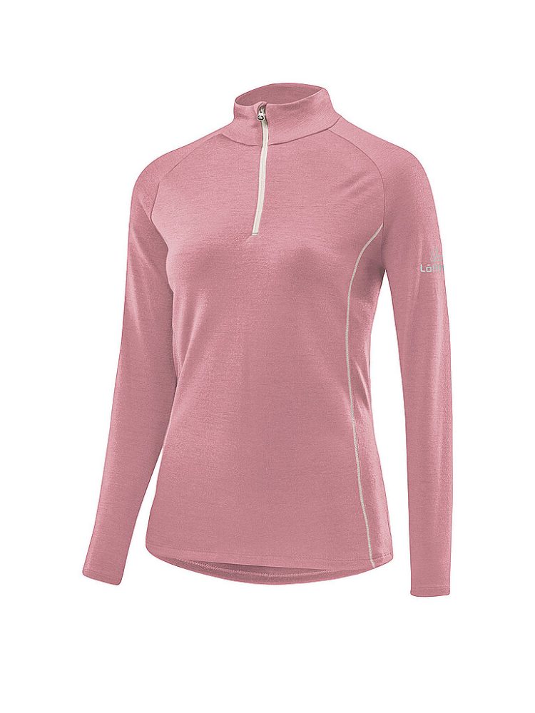 LÖFFLER Damen Langlaufshirt Midlayer transtex® Merino rosa | 38