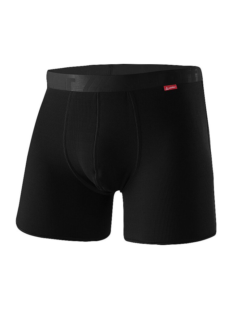 LÖFFLER Herren Boxershorts TRANSTEX® LIGHT schwarz | 54