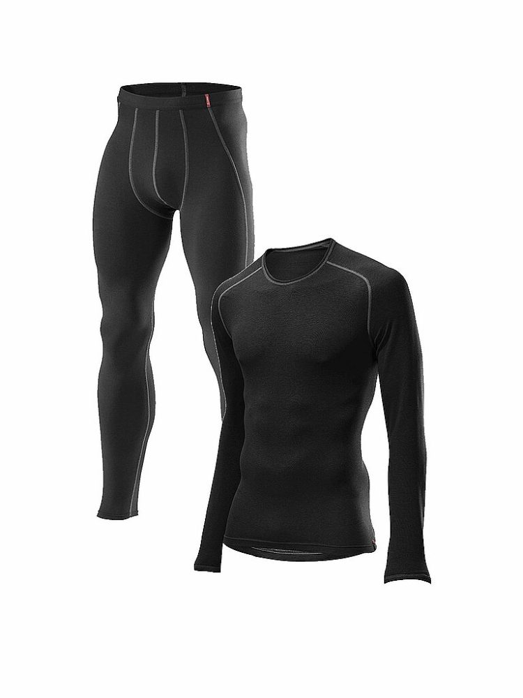 LÖFFLER Herren Funktionsunterwäsche-Set TRANSTEX® WARM schwarz | 54