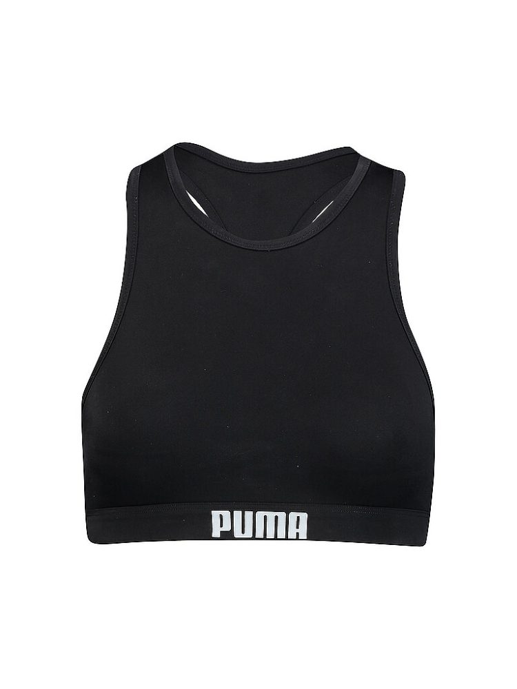 PUMA Damen Bikinioberteil Racerback schwarz | S