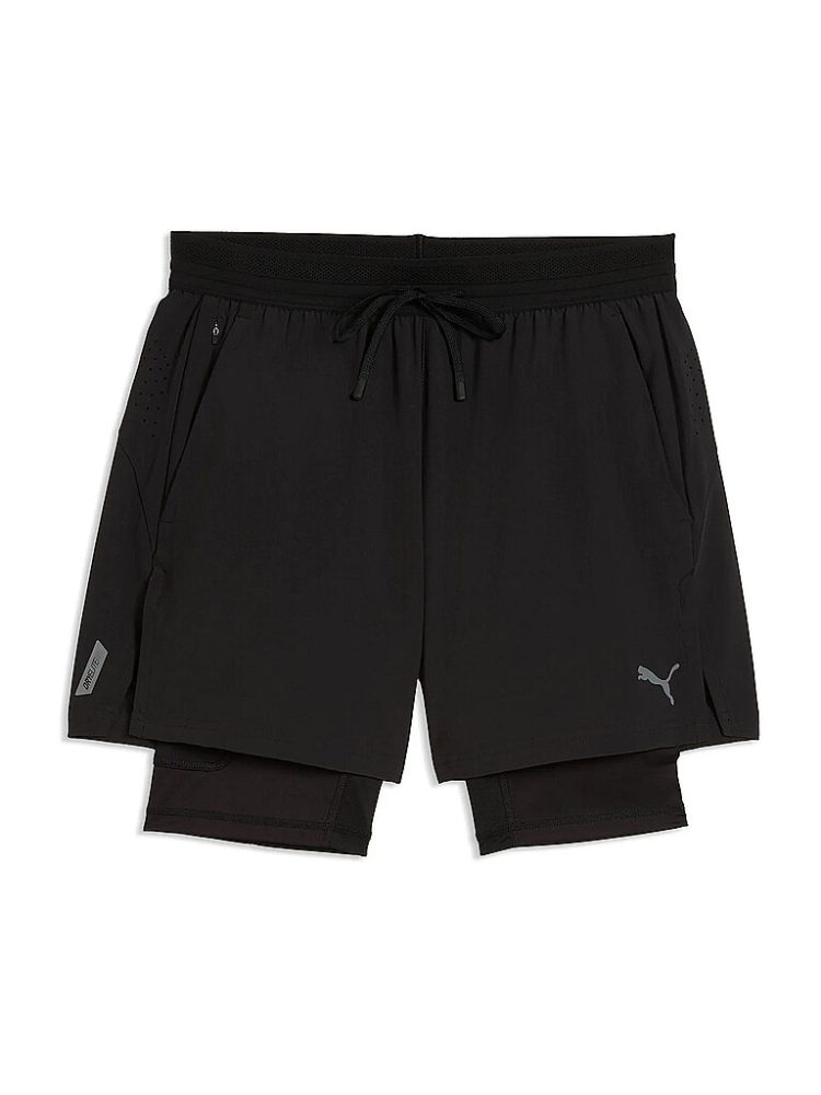 PUMA Herren Fitnessshorts PWRMODE Dryelite 2in1 schwarz | S