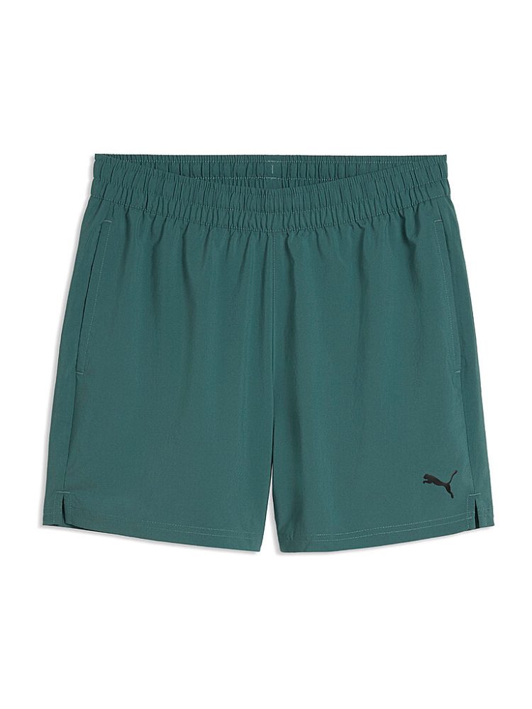 PUMA Herren Fitnessshorts Essential Woven 5inch dunkelgrün | M