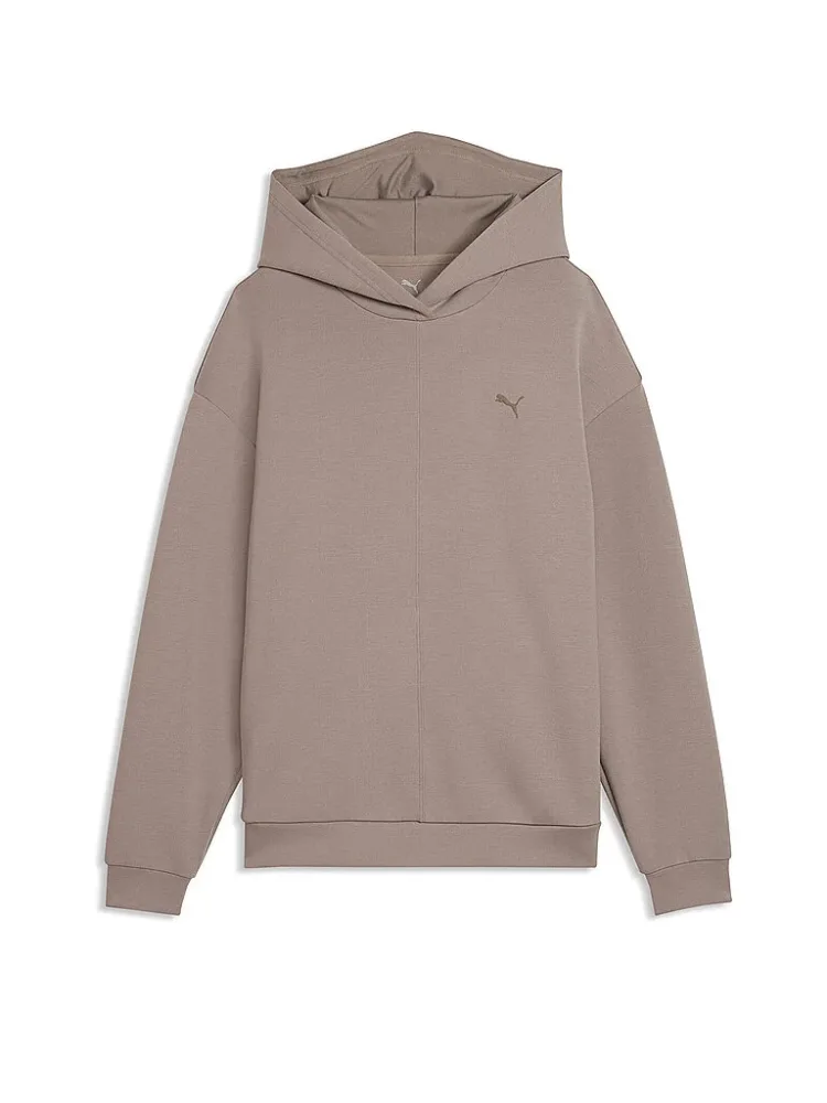 PUMA Cloudspun Damen Hoodie Beige, Damen, Größe: S