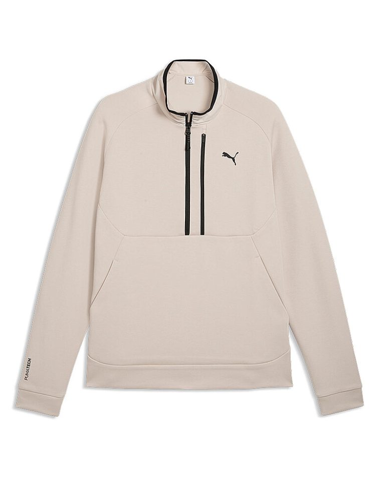 PUMA Herren Sweater Pumatech 1/2 Zip beige | M