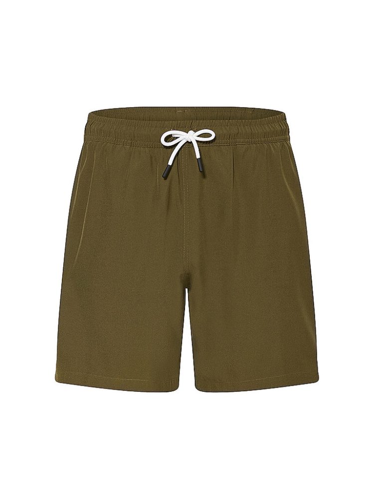 PAUL Herren Badeshorts Solid olive | M