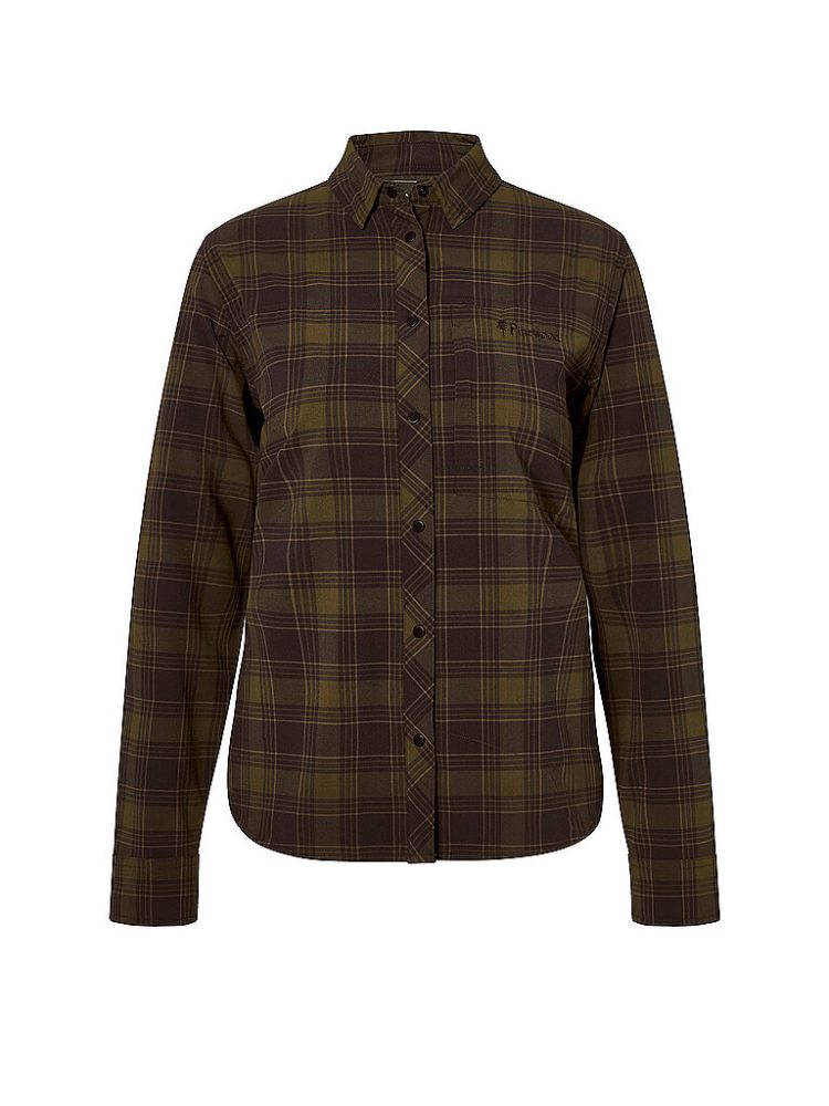 PINEWOOD Damen Bluse Abisko Trekking InsectSafe® olive | S