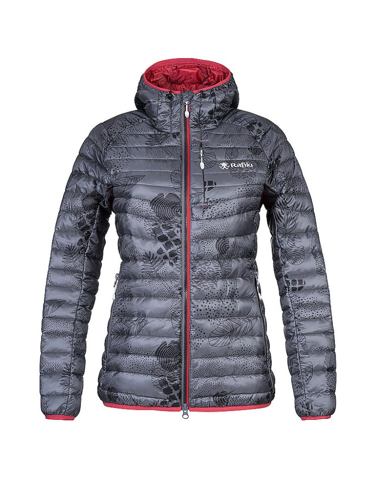 RAFIKI Damen Isojacke Darcy RDS Down Hoodie grau | 40