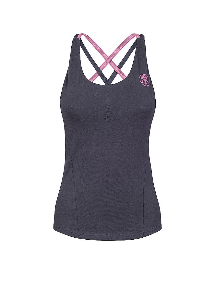 RAFIKI Damen Klettertop Suesca CTN dunkelblau | 38