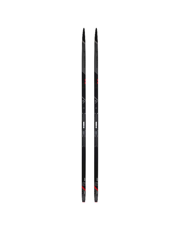 ROSSIGNOL Langlaufski Set Classic Delta Sport R-Skin Stiff + BDG Race Classic schwarz | 189