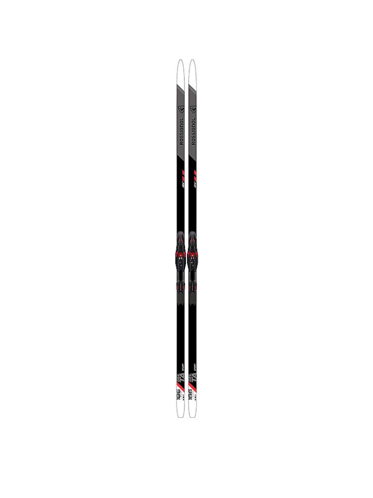 ROSSIGNOL Langlaufski Set Skating Delta Sport Skating IFP + BDG Race Skate schwarz | 186