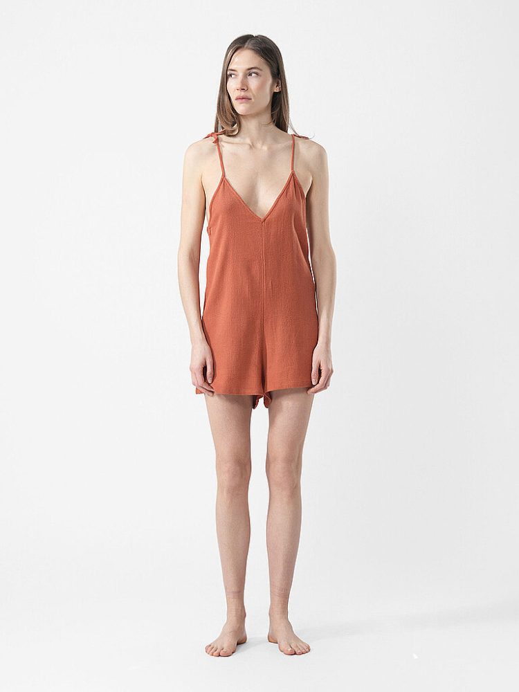 ROXY Damen Jumpsuit Nazare Surf Spot braun | S