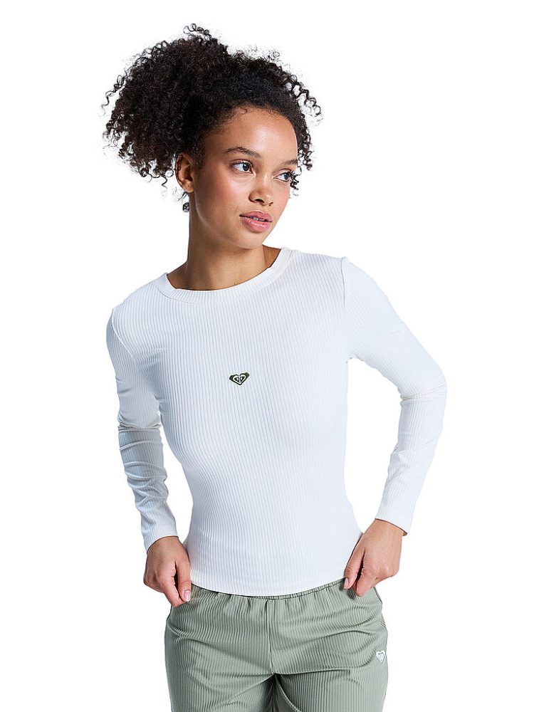 ROXY Damen Langarmshirt RISE AND VIBE weiss | S