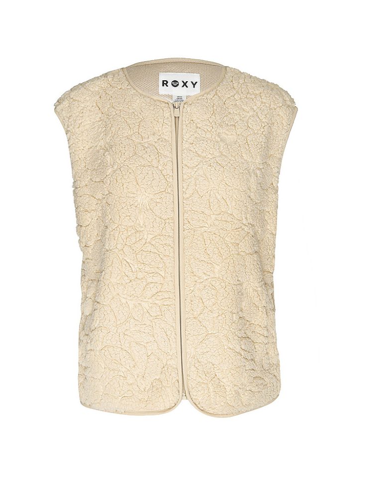 ROXY Damen Fleeceweste Best Town creme | XS