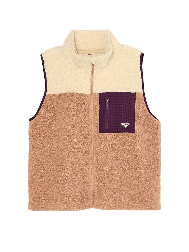 ROXY Damen Fleeceweste Boundless Spirit 2 camel | M