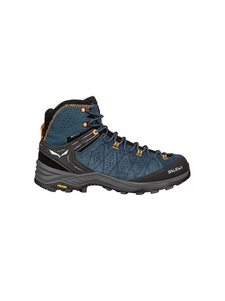 SALEWA Herren Wanderschuhe Alp Trainer 2 Mid GTX dunkelblau | 42