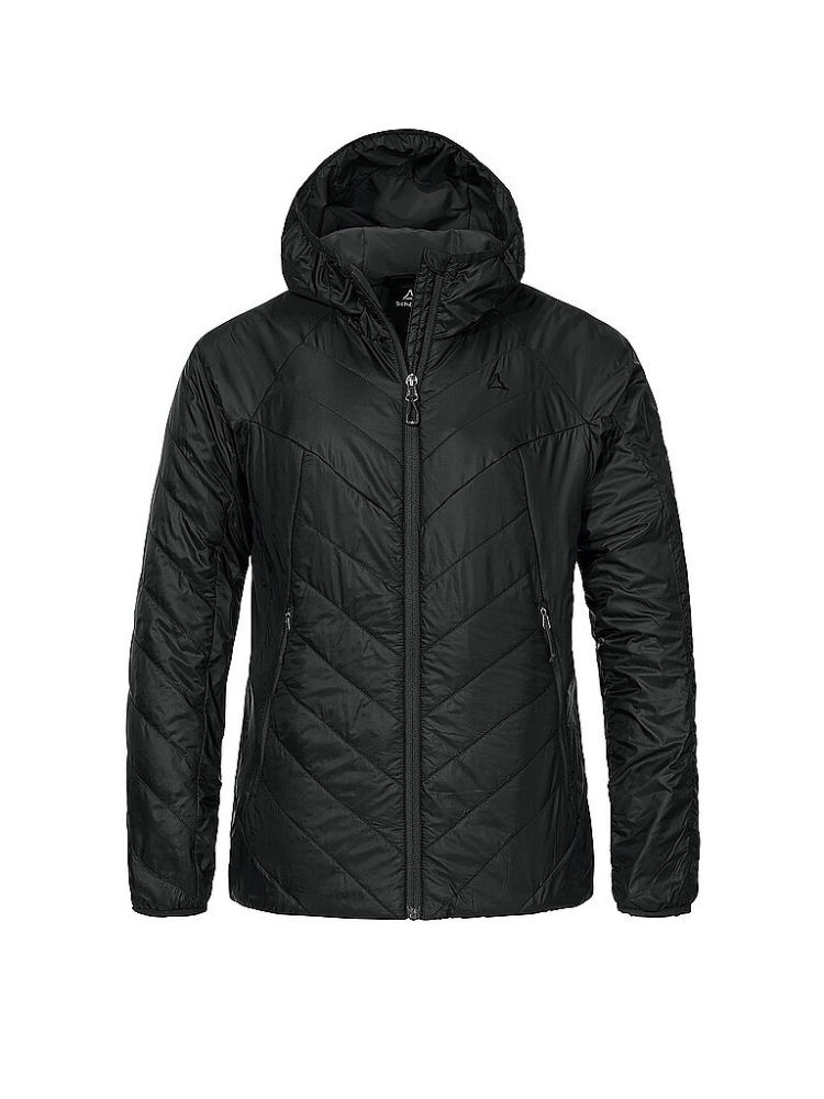 SCHÖFFEL Damen Isojacke Cascata Hoodie schwarz | 40