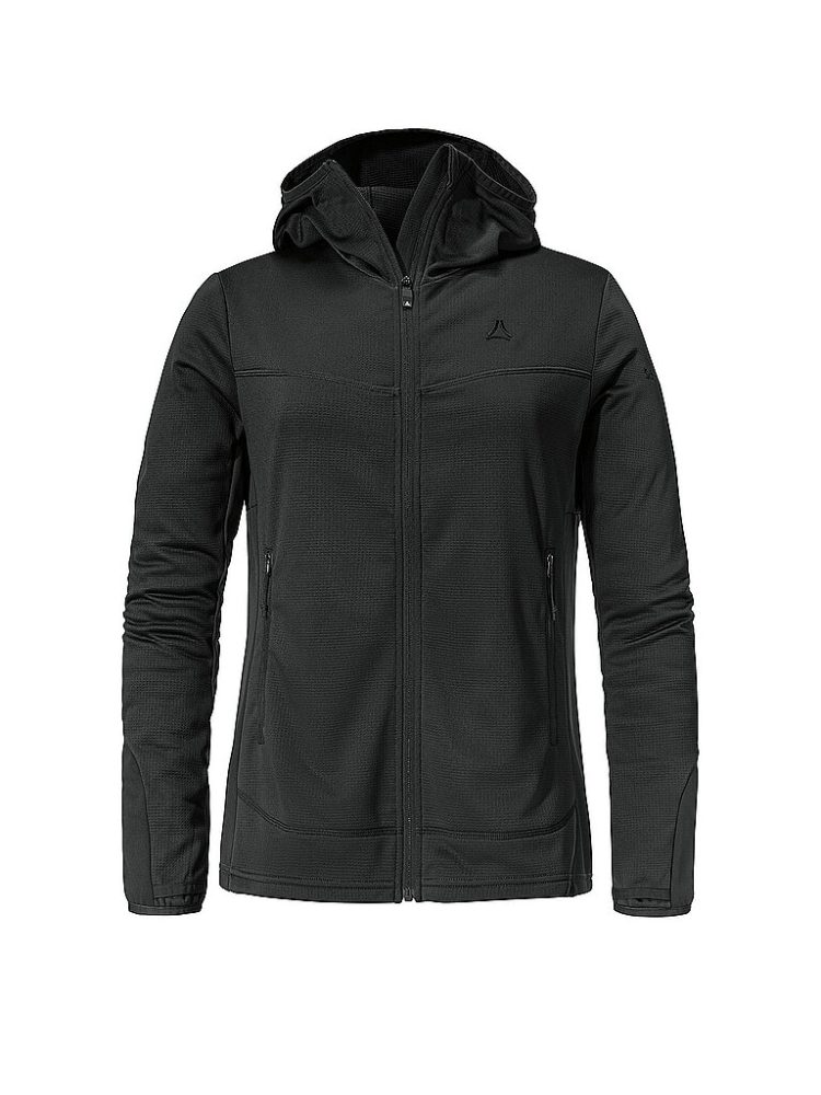 SCHÖFFEL Damen Fleecejacke Milagle Hoodie schwarz | 48