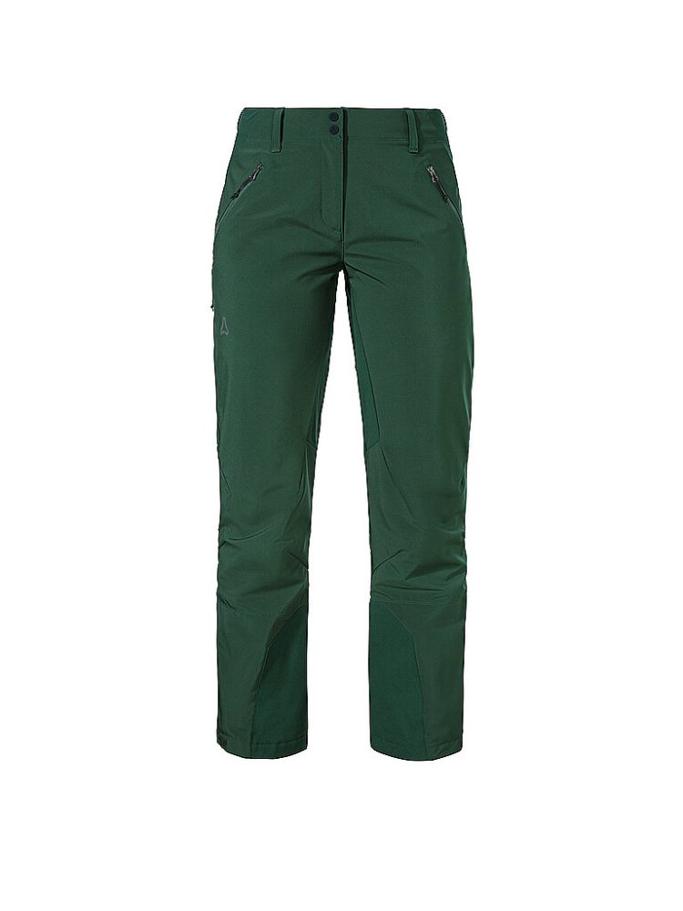 SCHÖFFEL Damen Touren Softshellhose Milagle dunkelgrün | 46