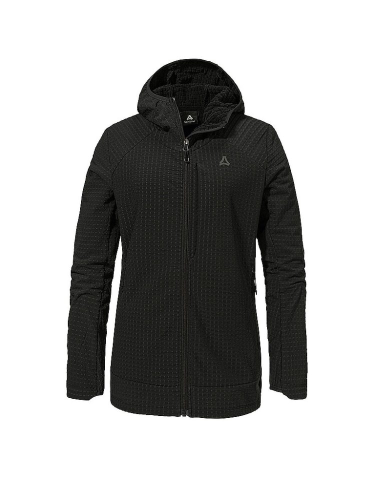 SCHÖFFEL Damen Fleecejacke Style Enixa Hoodie schwarz | 38