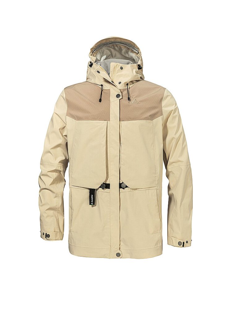 SCHÖFFEL Damen Wanderjacke Style Maghera 2L Hoodie beige | 38