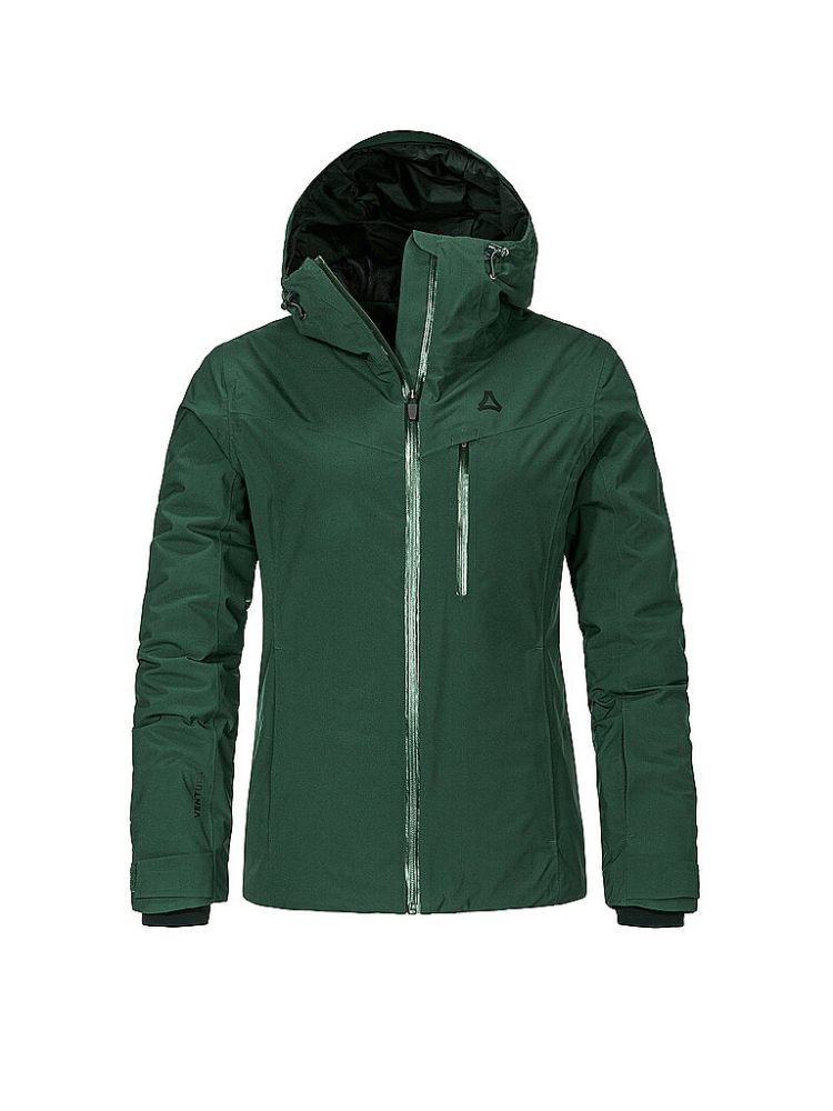 SCHÖFFEL Damen Skijacke Style Nollen dunkelgrün | 34