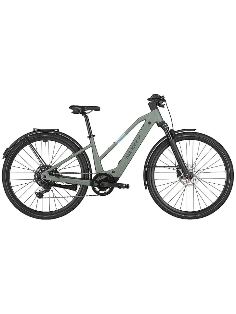 SCOTT Damen E--Urbanbike Passage 30 Slope 29 olive | M
