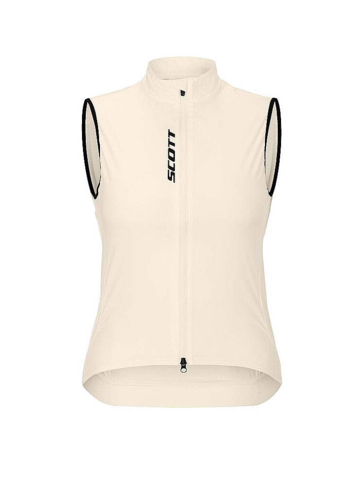 SCOTT Damen Radweste Pro Windbreaker creme | L