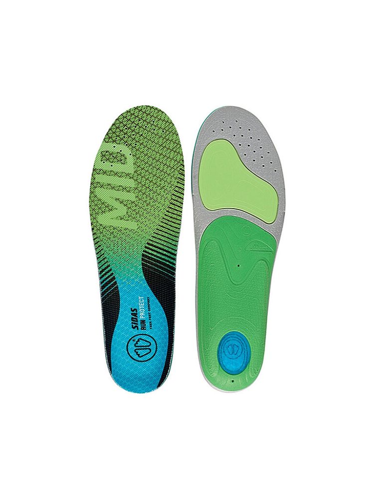 SIDAS Run 3Feet® Protect Mid Einlagen grün | 35/36