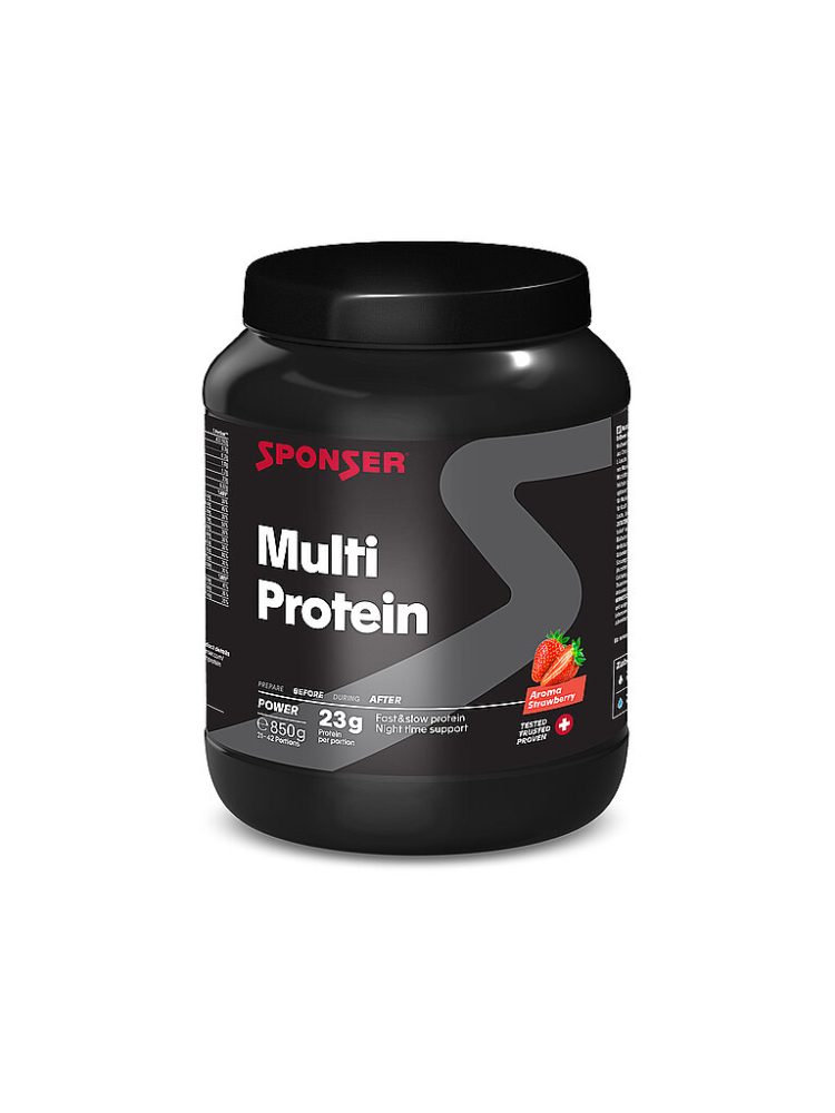 SPONSER Multi Protein CFF Erdbeere, 850 g Dose bunt