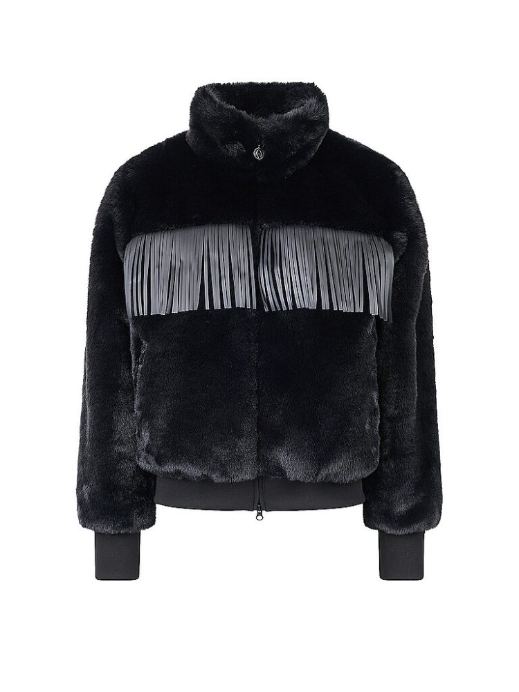 SPORTALM Damen Plüschjacke schwarz | 38
