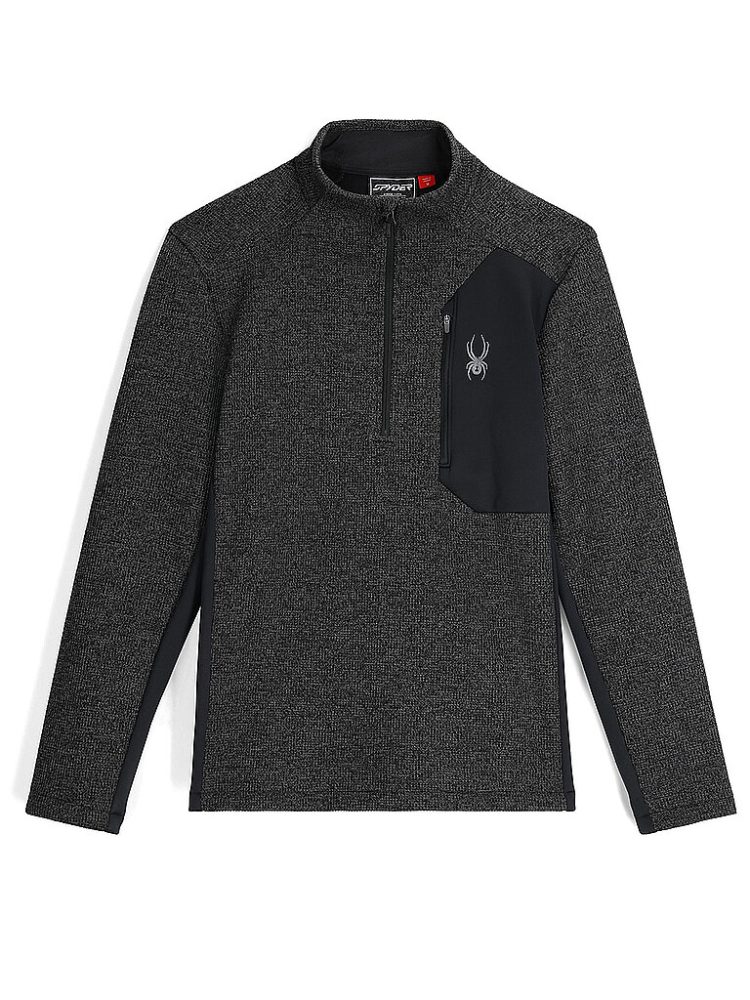 SPYDER Herren Pullover mit 1/2 Zip BANDIT grau | M