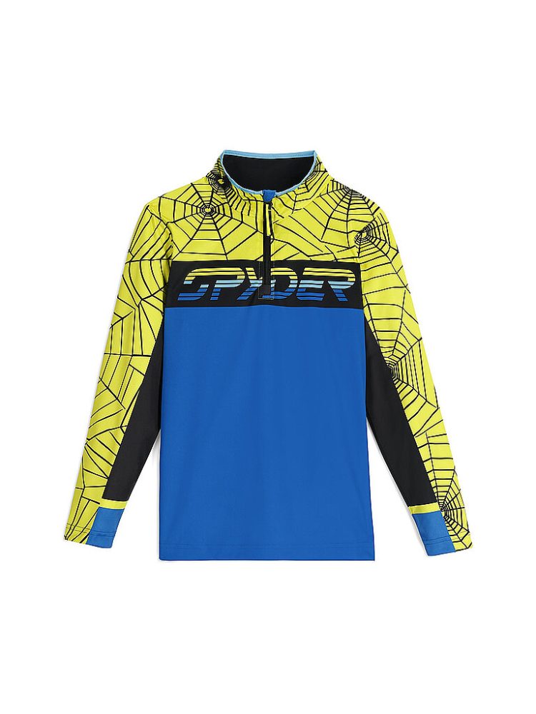 SPYDER Jungen Unterzieh Zipshirt Ryder schwarz | 170