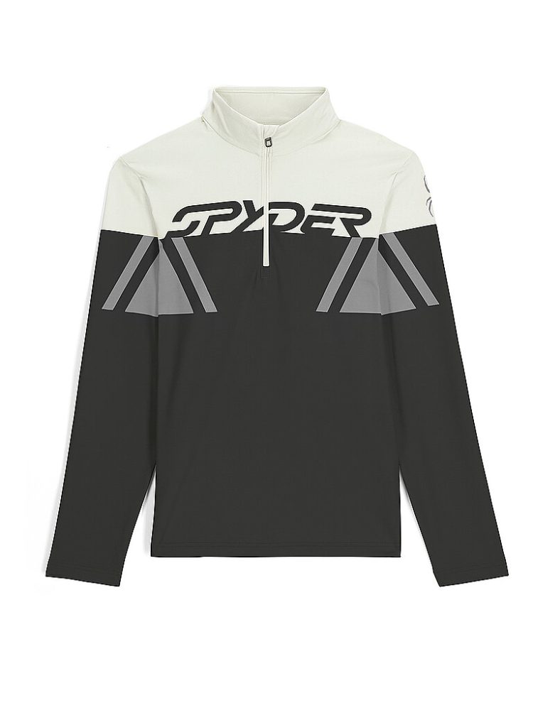 SPYDER Herren Unterzieh Zipshirt Paramount schwarz | M