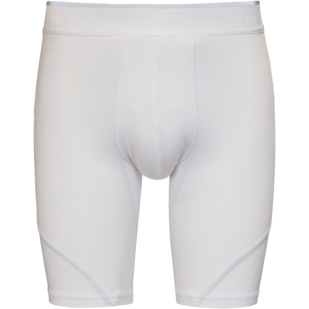 UNDER ARMOUR Herren Fitnessshorts HeatGear® Elite weiss | S