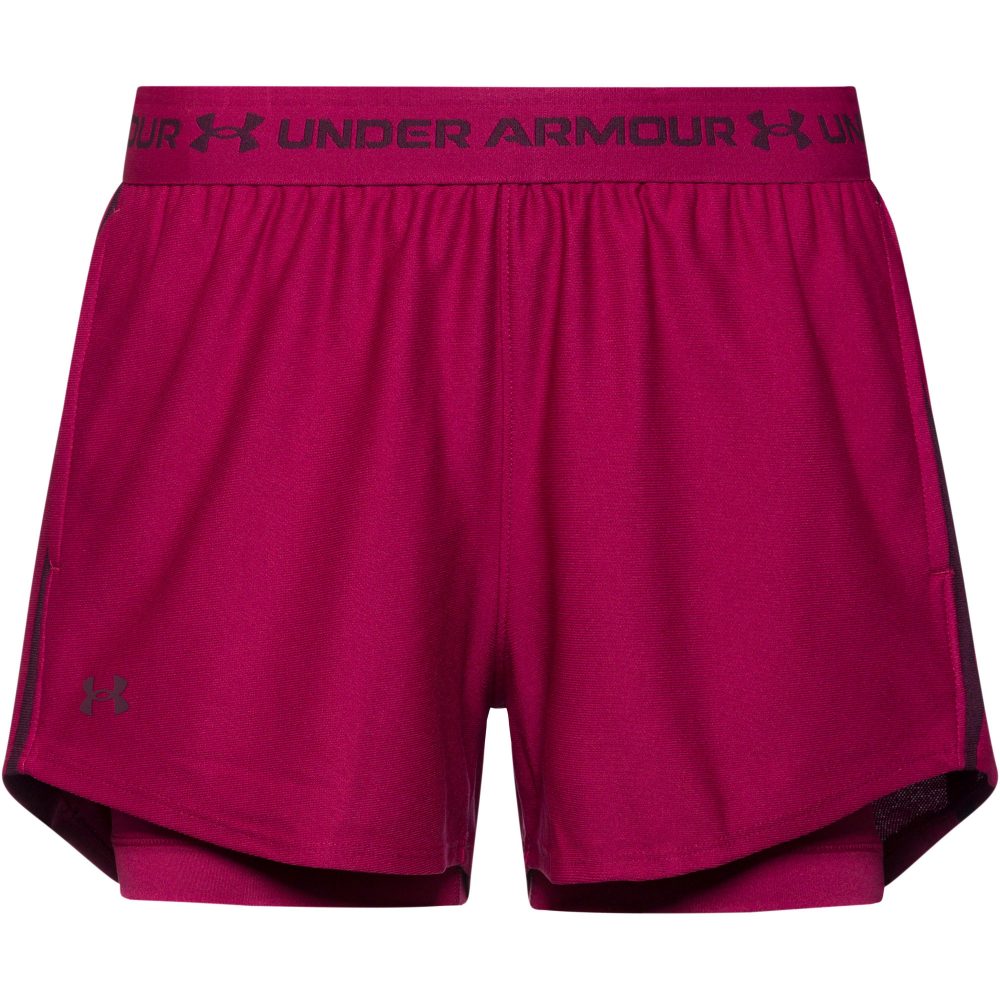 UNDER ARMOUR Damen Fitnessshort UA Tech? Play Up 2in1 beere | L