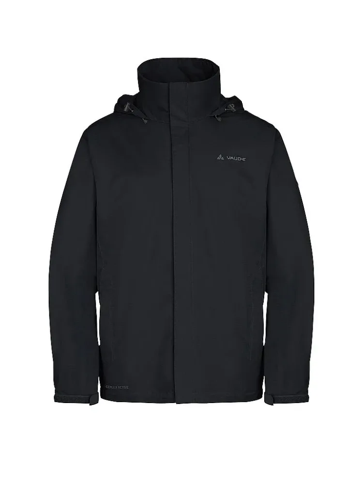VAUDE - Trekkingjacke mit Kapuze, für Herren, Black, Größe XL