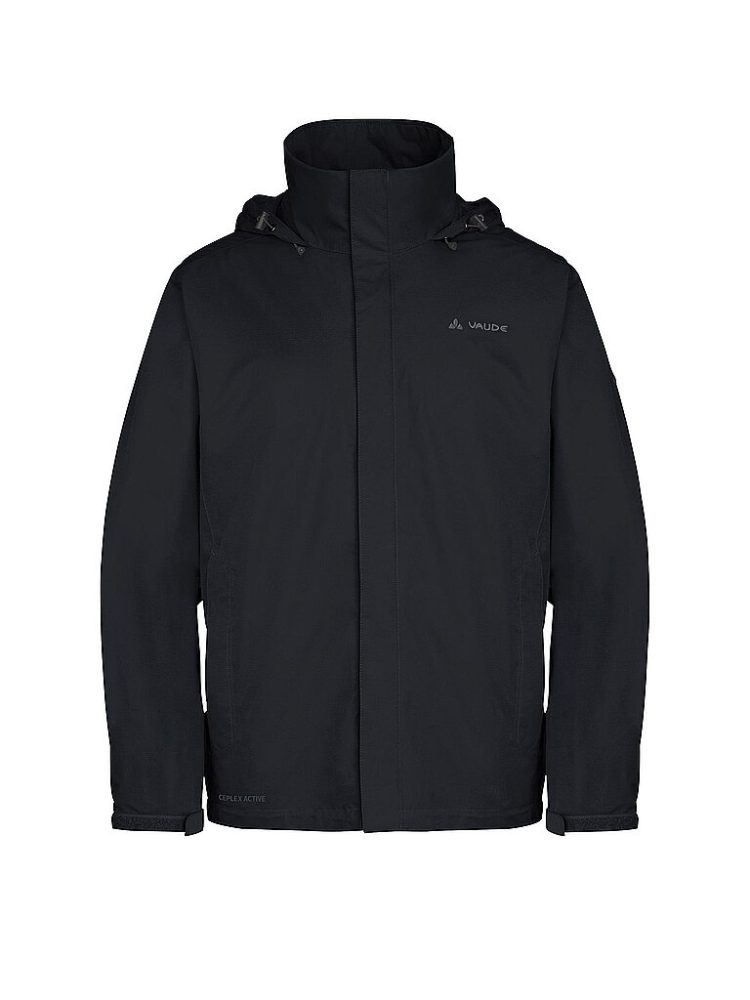 VAUDE - Trekkingjacke mit Kapuze, für Herren, Black, Größe L