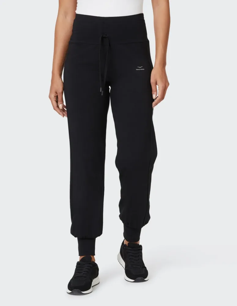 VENICE BEACH Damen Fitnesshose Uma schwarz | S