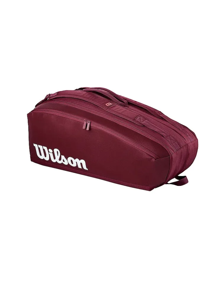 WILSON Tennistaschen Defyer V1 9er  dunkelrot
