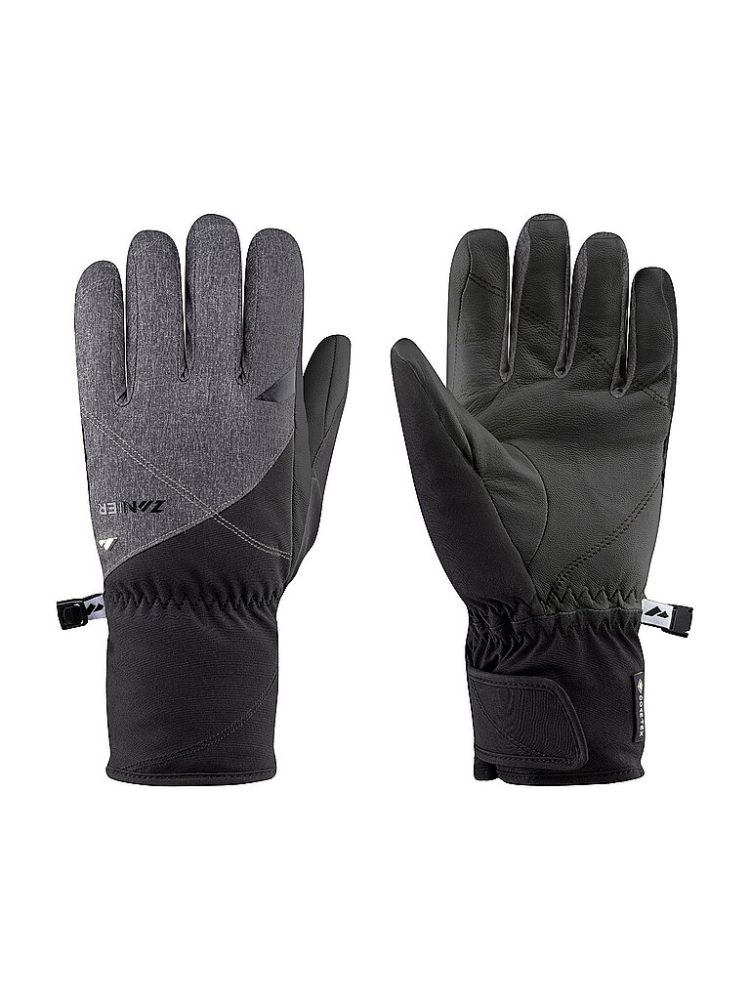 ZANIER Damen Skihandschuhe KAPRUN.GTX grau | 8
