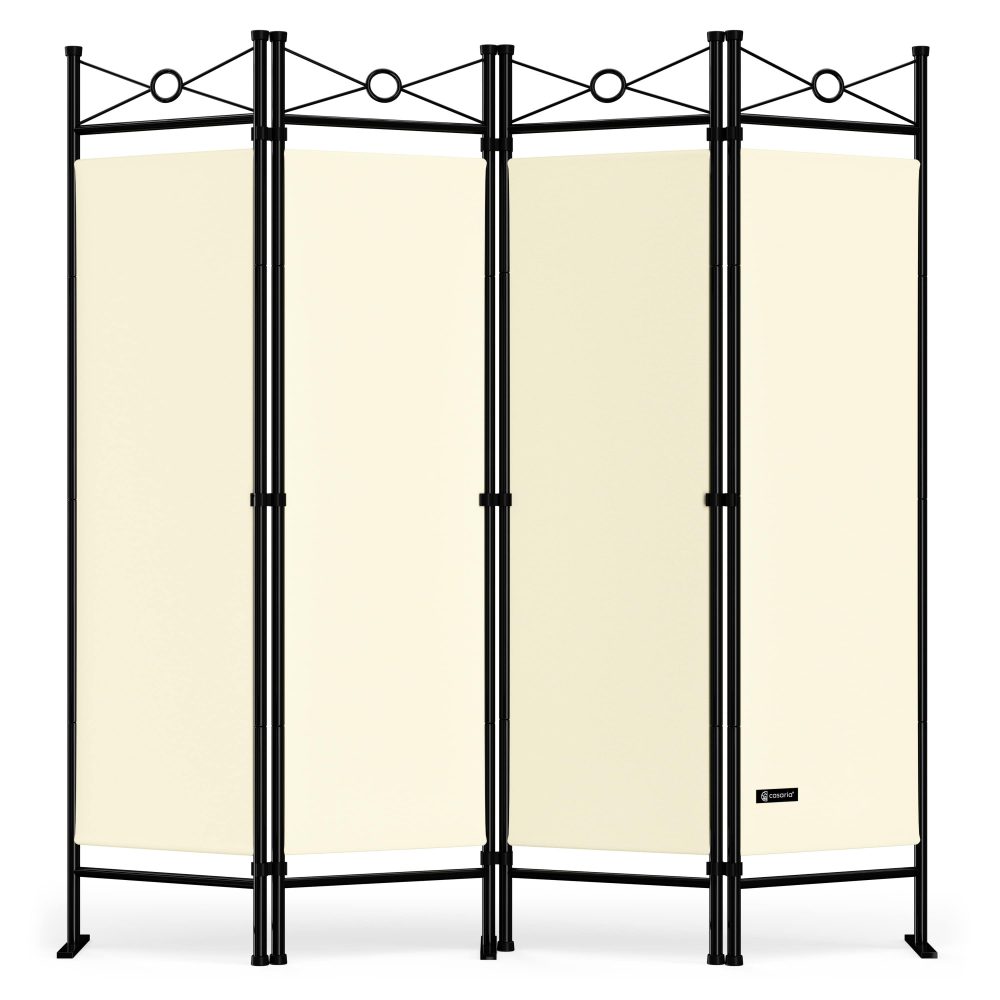 Paravent Lucca Creme 180x163cm