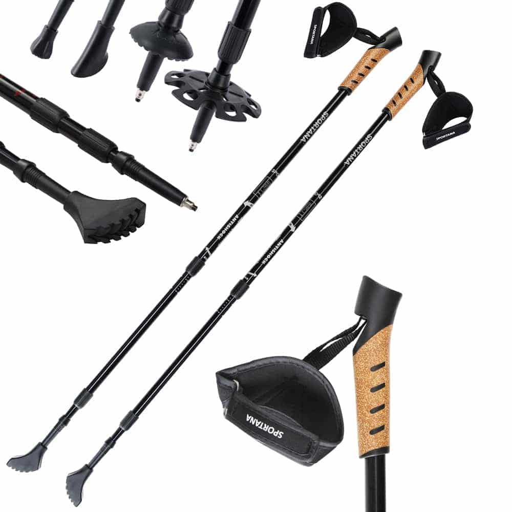Nordic Walking Stöcke Grau