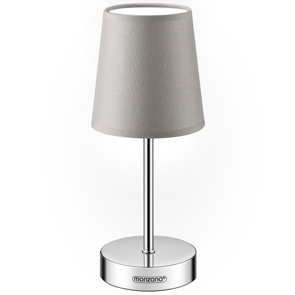 Tischlampe Lumière Taupe 32x13x13cm