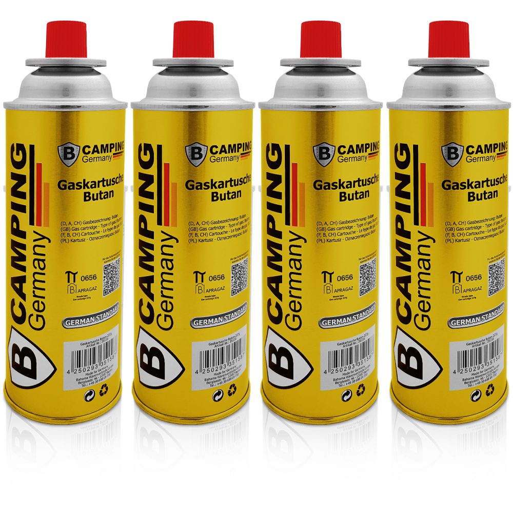 Butangaskartuschen 4er-Set