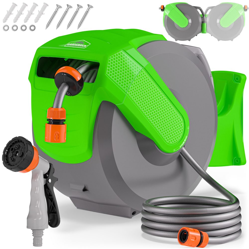Wasserschlauchaufroller 30m automatisch