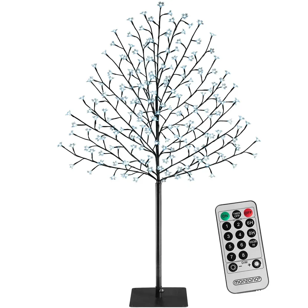 Kirschblütenbaum Kaltweiß 180cm In-/Outdoor + Fernbedienung