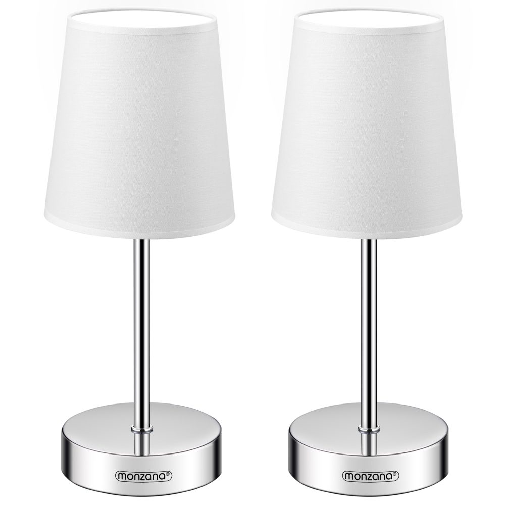 Tischlampe Lumière 2er-Set Weiß 32x13x13cm