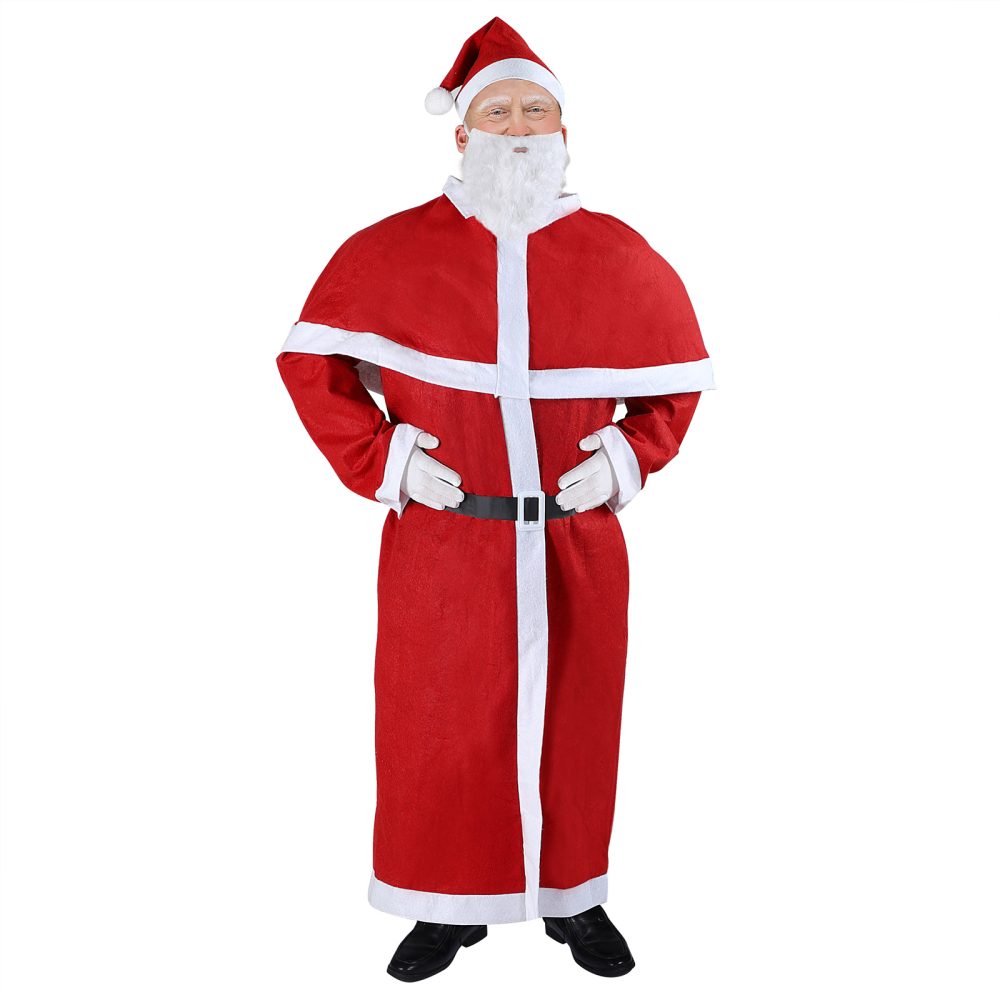 Weihnachtsmann-Kostüm 5-tlg